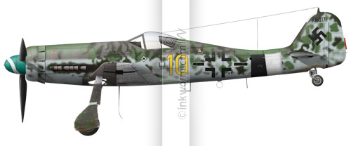 FW190D-13 Yellow 10